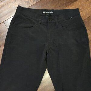 Travis Mathew Heather Black 5 Pocket Straight Fit Golf Pants Men's SIZE …